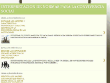 Tablet Screenshot of normasparalaconvivenciasocial.blogspot.com