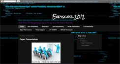 Desktop Screenshot of expiscor2012.blogspot.com