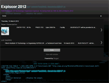 Tablet Screenshot of expiscor2012.blogspot.com