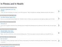 Tablet Screenshot of infitnessandinhealth-liz.blogspot.com