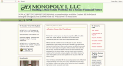 Desktop Screenshot of monopoly1llc.blogspot.com