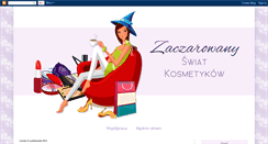 Desktop Screenshot of mojkosmetycznyswiat.blogspot.com