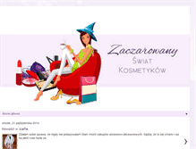 Tablet Screenshot of mojkosmetycznyswiat.blogspot.com