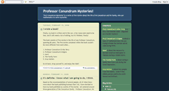 Desktop Screenshot of profconundrum.blogspot.com