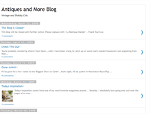 Tablet Screenshot of antiquesmoreblog.blogspot.com