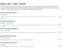 Tablet Screenshot of dzieci-neo.blogspot.com