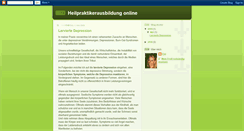 Desktop Screenshot of heilpraktiker-online.blogspot.com