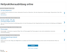 Tablet Screenshot of heilpraktiker-online.blogspot.com