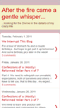 Mobile Screenshot of afterthefirecameagentlewhisper.blogspot.com