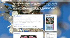 Desktop Screenshot of 10stepstofindingyourhappyplace.blogspot.com