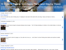 Tablet Screenshot of 10stepstofindingyourhappyplace.blogspot.com