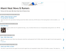 Tablet Screenshot of miamiheatnews.blogspot.com
