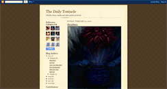 Desktop Screenshot of dailytentacle.blogspot.com