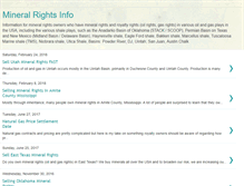 Tablet Screenshot of mineralrightsinfo.blogspot.com