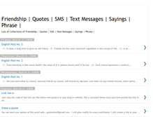 Tablet Screenshot of friendship-quotentext.blogspot.com