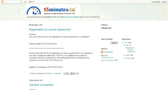 Desktop Screenshot of fifteenminutes4u.blogspot.com