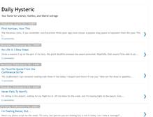 Tablet Screenshot of dailyhysteric.blogspot.com