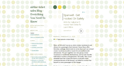 Desktop Screenshot of airline-ticket-salesnews-blog.blogspot.com