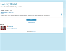 Tablet Screenshot of lion-city-rental.blogspot.com