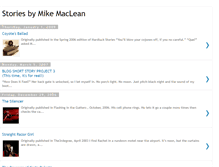 Tablet Screenshot of mikemaclean.blogspot.com