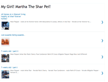 Tablet Screenshot of marthathesharpei.blogspot.com