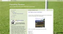 Desktop Screenshot of barefootresort.blogspot.com