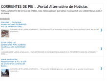 Tablet Screenshot of corrientesdepie.blogspot.com