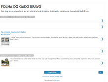 Tablet Screenshot of folhadogadobravo.blogspot.com