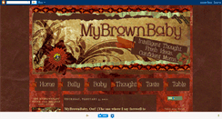 Desktop Screenshot of mybrownbaby.blogspot.com