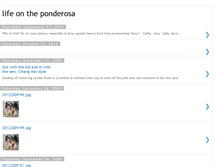 Tablet Screenshot of lifeontheponderosa.blogspot.com