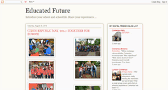 Desktop Screenshot of educatedfuture.blogspot.com