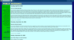 Desktop Screenshot of nuisance.blogspot.com