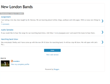 Tablet Screenshot of newlondonband.blogspot.com