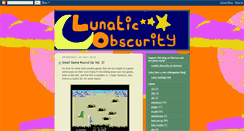 Desktop Screenshot of lunaticobscurity.blogspot.com