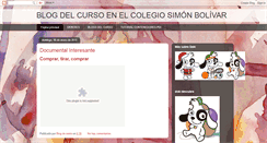 Desktop Screenshot of blogdesextosimonbolivar.blogspot.com