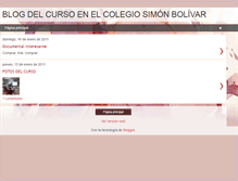 Tablet Screenshot of blogdesextosimonbolivar.blogspot.com