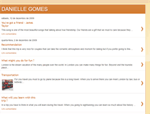 Tablet Screenshot of blogdanidanielle.blogspot.com