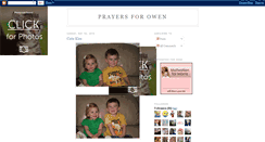 Desktop Screenshot of prayersforowie.blogspot.com