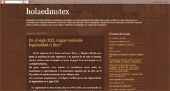 Desktop Screenshot of holaedmstex.blogspot.com