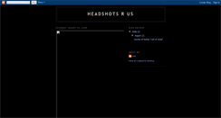 Desktop Screenshot of headshotsrus.blogspot.com