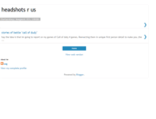 Tablet Screenshot of headshotsrus.blogspot.com