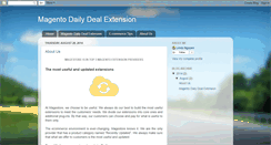 Desktop Screenshot of dailydealextensionformagento.blogspot.com