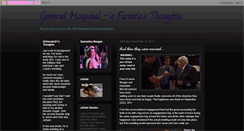Desktop Screenshot of ghfanaticsthoughts.blogspot.com