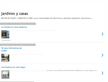 Tablet Screenshot of jardinesycasas.blogspot.com