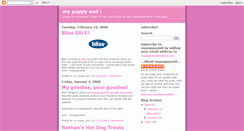 Desktop Screenshot of mypuppyandi.blogspot.com