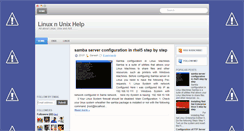 Desktop Screenshot of linuxnunixhelp.blogspot.com