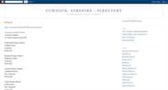 Desktop Screenshot of cumnock.blogspot.com