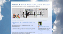 Desktop Screenshot of crm-spain.blogspot.com