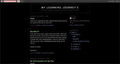 Desktop Screenshot of mylearningjourneys.blogspot.com
