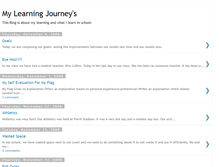 Tablet Screenshot of mylearningjourneys.blogspot.com